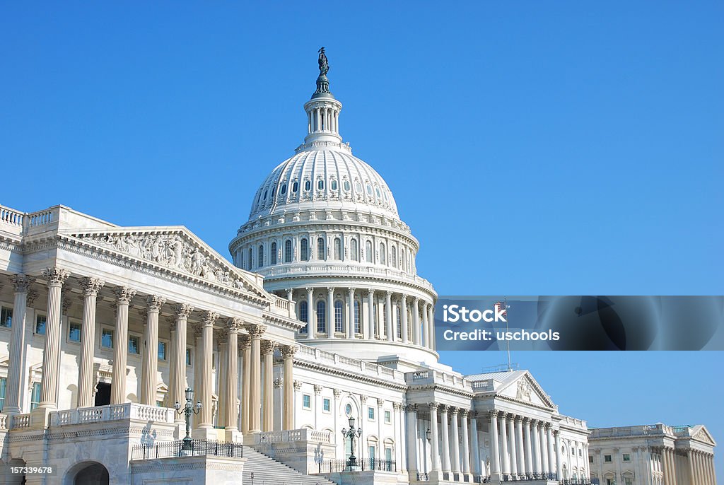 Congresso dos EUA - Foto de stock de Washington DC royalty-free