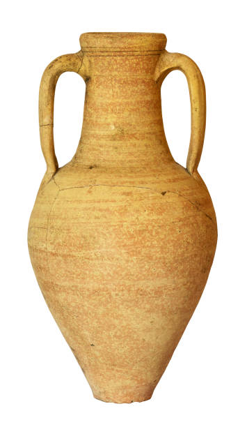 Classical Roman amphora from north Africa stock photo