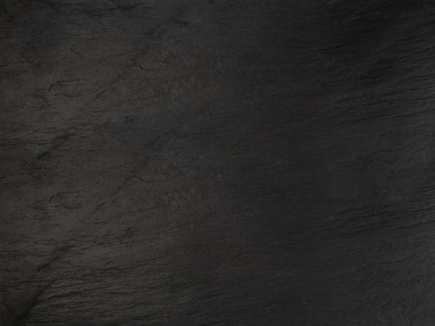 istock Black Stone Texture Background, Food Slate Pattern, Slab Surface Mockup, Plate Stone Banner, Chalkboard 1573541142