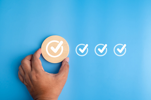 Correct Checkbox Tick Correct Sign Mark In Checkbox For Quality Document Control ...