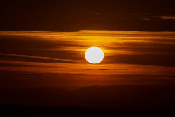 istock Autumn fields in Czech Moravia, sunset 1573557169