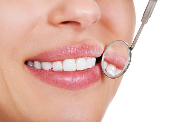 istock Smiling woman with white teeth 157356838