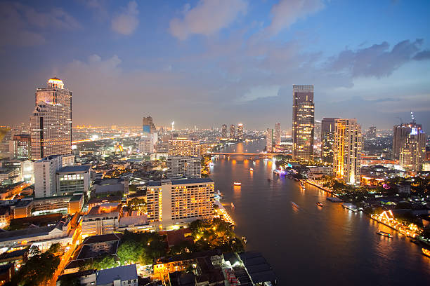 istock Aerial view of Bangkok Skyline 157357185