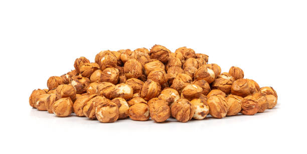 istock Nut Kernels, Hazelnuts Pile Isolated, Healthy Organic Nuts Group, Nut Kernels on White 1573632410
