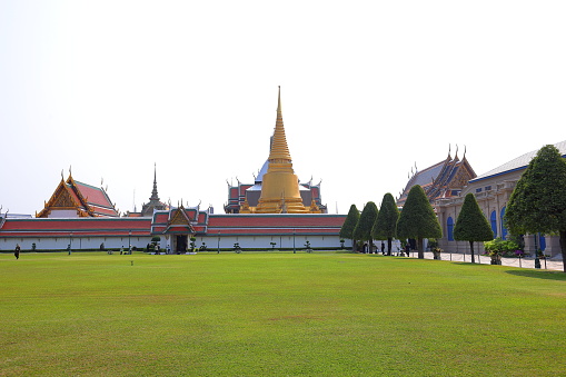 Wat Phra Kaew Museum (Royal grand palace) in Bangkok, Thailand