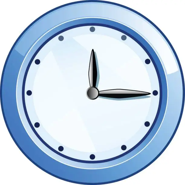 Vector illustration of Clock
