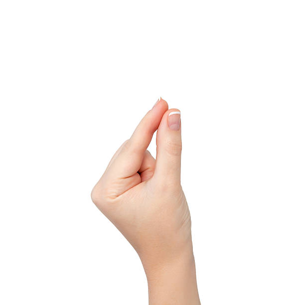 istock female hand on the isolated background 157372454