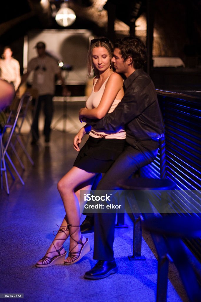 Night club Couple in a disco club Nightclub Stock Photo