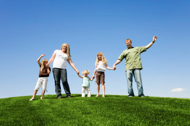 istock Happy Family of Five 157372788