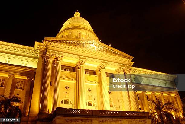 Vecchia Corte Suprema Di Singapore - Fotografie stock e altre immagini di Città di Singapore - Città di Singapore, Singapore, Palazzo di giustizia