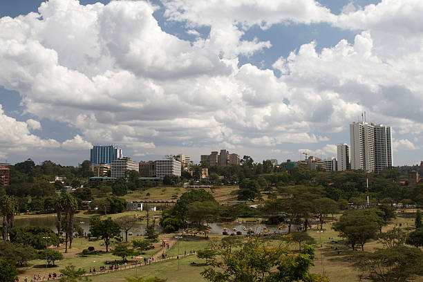 istock Nairobi city aerial view 157373163
