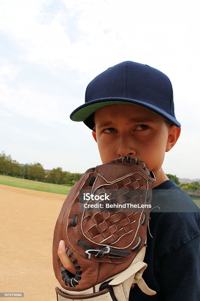 Jugador de béisbol juvenil - Foto de stock de Aire libre libre de derechos