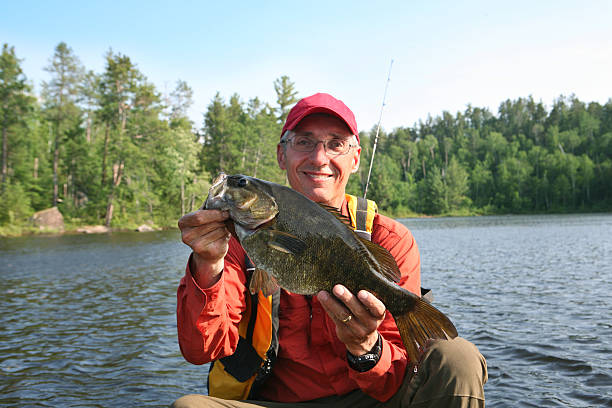 enorme bass - smallmouth bass fotos - fotografias e filmes do acervo