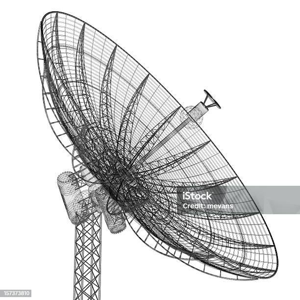 Antena Satelitarna - zdjęcia stockowe i więcej obrazów Antena satelitarna - Antena satelitarna, Ilustracja, Radioteleskop