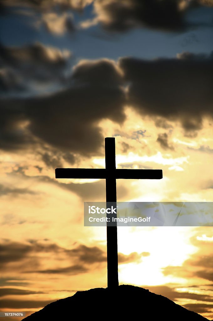 Cross Photoe Cross Stock Photo - Download Image Now - The Crucifixion, Back Lit ...