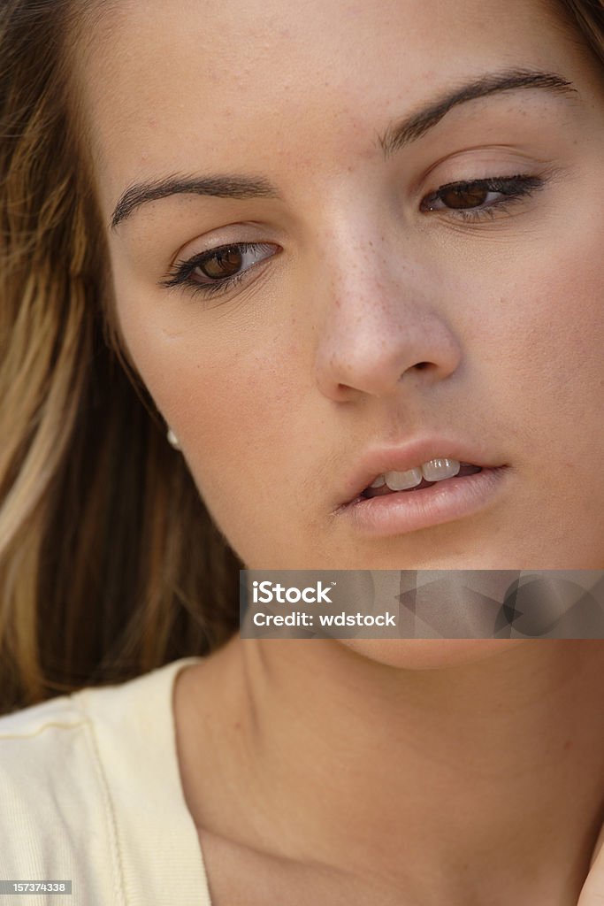 Sad  20-29 Years Stock Photo