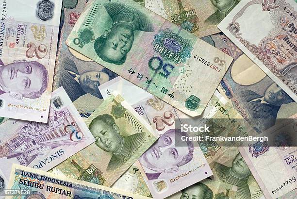 All Asian Currencies Stock Photo - Download Image Now - Indian Currency, Mosaic, Photography