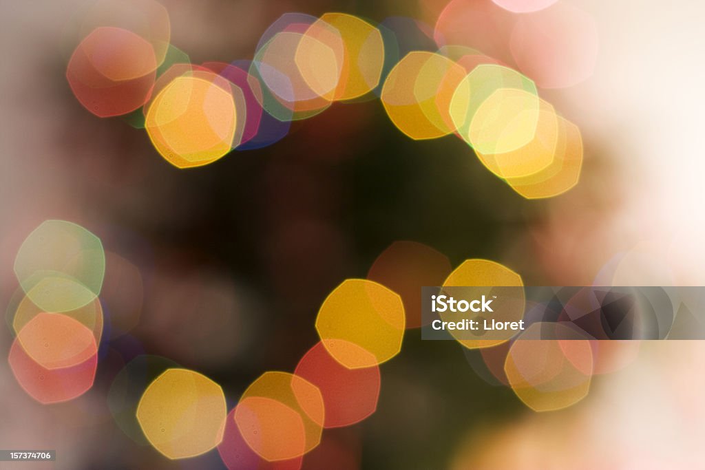 クリスマスツリーの夜景 - レンズフレアのロイヤリティフリーストックフォト