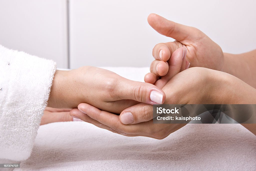 Hand massage - Lizenzfrei Handmassage Stock-Foto