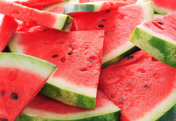 wassermelone. - watermelon fruit summer portion stock-fotos und bilder