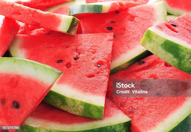 Watermelon Stock Photo - Download Image Now - Watermelon, Backgrounds, Close-up