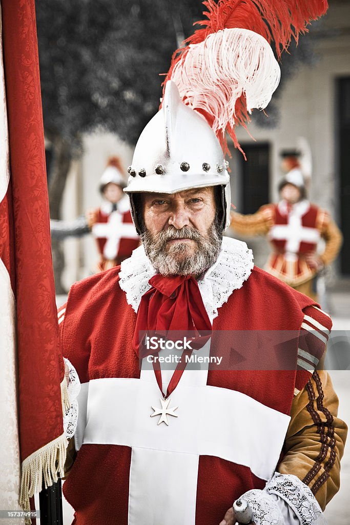 Portret serii Knight Hospitaller Malta II - Zbiór zdjęć royalty-free (Broda)