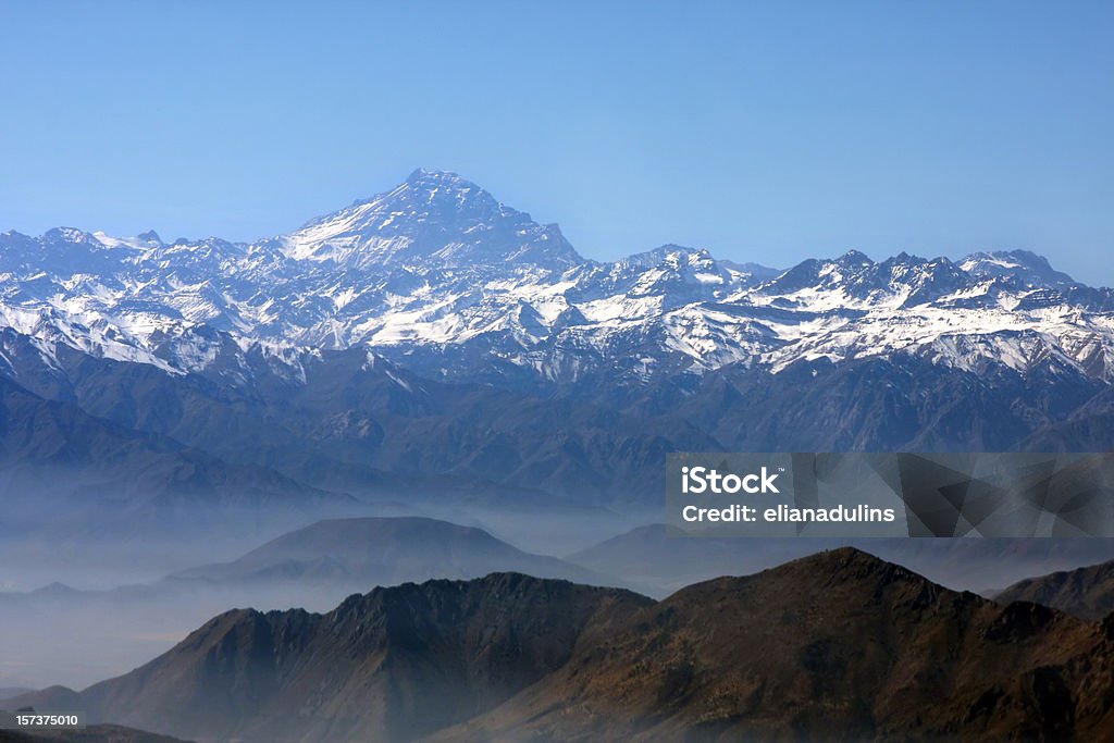 Andes  Aerial View Stock Photo