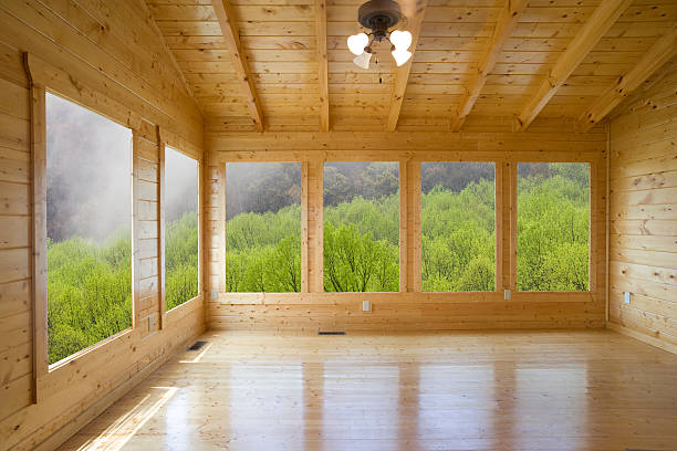 istock Gorgeous Log Cabin awaits buyer 157375039
