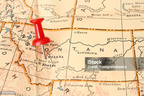 Foto de Helena e mais fotos de stock de Mapa - Mapa, Montana, América do Norte