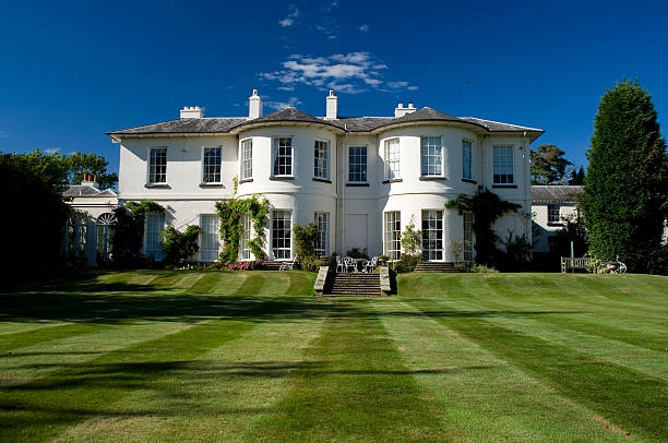 casa señorial - georgiano estilo fotografías e imágenes de stock