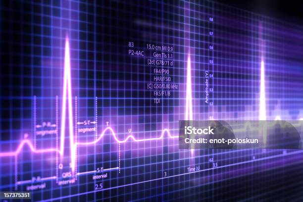 Ecg - Fotografie stock e altre immagini di Elettrocardiogramma - Elettrocardiogramma, Sanità e medicina, Visita medica