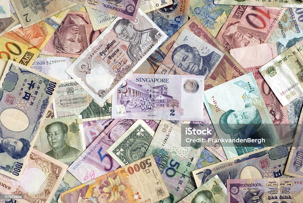 モザイクのコレクションの世界通貨 - メキシコ・ペソのロイヤリティフリーストックフォト