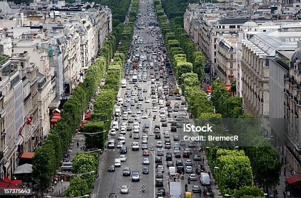 Avenue Des Champs201lys233es Stock Photo - Download Image Now - Avenue, Avenue des Champs-Elysees, Architecture