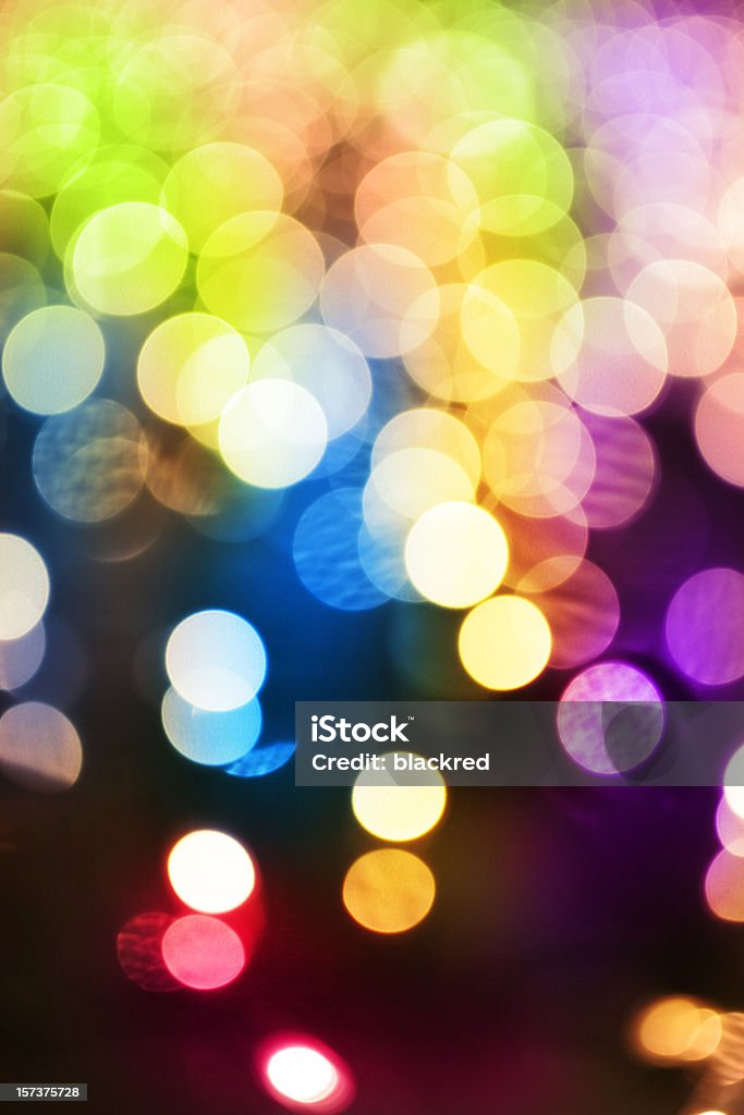 Christmas Lights  Abstract Stock Photo