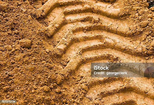 Agricultural Tyre Track Stock Photo - Download Image Now - Construction Industry, Textured, Dirt