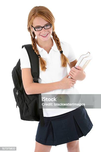 Schoolgirl Stock Photo - Download Image Now - 10-11 Years, Adolescence, Child