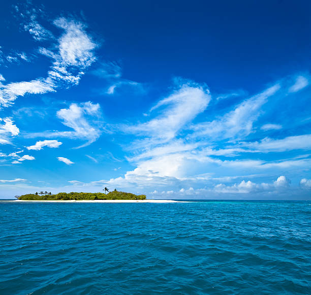 istock Remote Island in the ocean 157375850