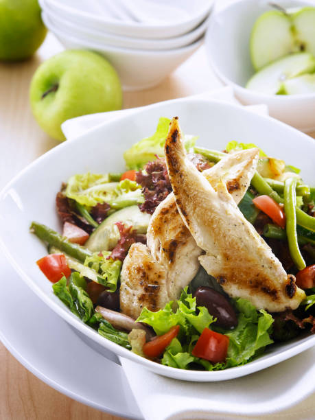 istock grill chicken tenderloin mix with salad 1573758715