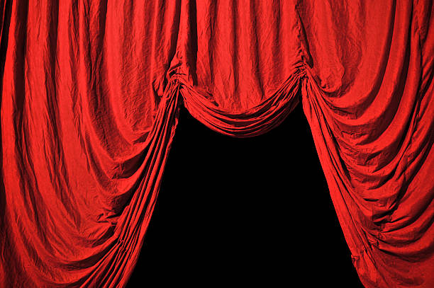 Entrance in Red Velvet  red velvet material stock pictures, royalty-free photos & images