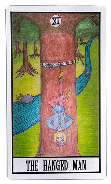 istock The Hanged Man Tarot Card 157376211