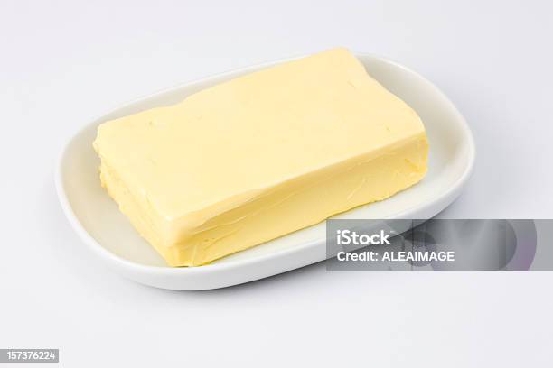 Masło - zdjęcia stockowe i więcej obrazów Masło - Masło, Margaryna, Białe tło