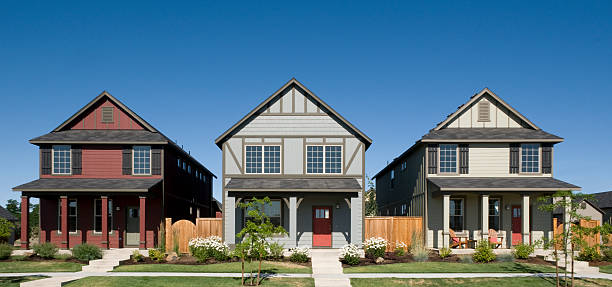 Row houses  suburb stock pictures, royalty-free photos & images
