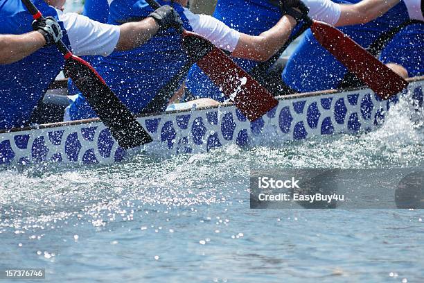 Dragon Boat Stock Photo - Download Image Now - Dragon Boat Racing, Sport Rowing, Teamwork