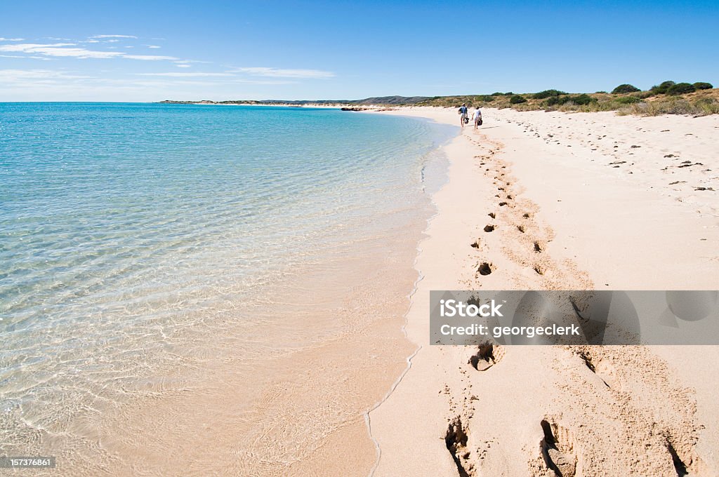 Beach Walk - Lizenzfrei Exmouth - Westaustralien Stock-Foto