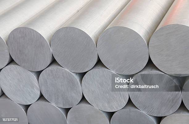 Aluminiumbarren Stockfoto und mehr Bilder von Aluminium - Aluminium, Baugewerbe, Bildhintergrund