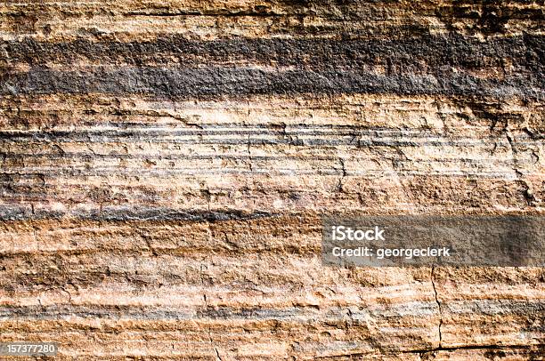 Geological Layers Stock Photo - Download Image Now - Dirt, Layered, Rock - Object