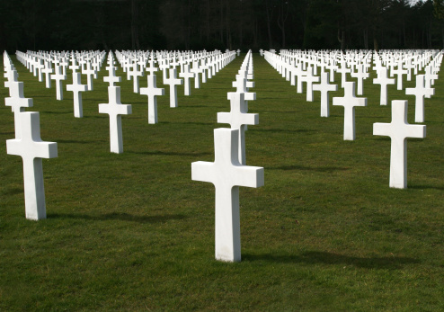 American Soldiers Cemetery near Normandy, France.