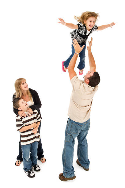 Time spent with family is never wasted. Family shopping in the city.