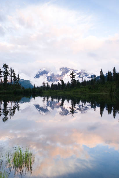 슉 산, 져녁 후 폭풍-iv - north cascades national park awe beauty in nature cloud 뉴스 사진 이미지