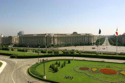 Baku, Azerbaijan - December 2022: Haydar Aliyev Center is a modernist cultural center, designed by architect Zaha Hadid.